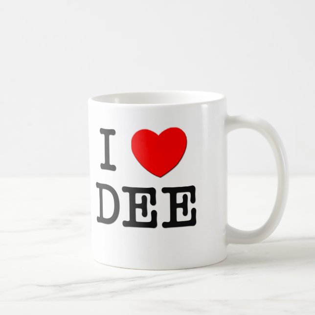 Mug J'aime Dee (Droite)