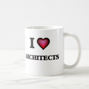 Mug J'aime des architectes