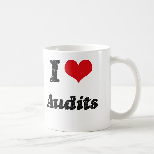 Mug J'aime des audits (Droite)