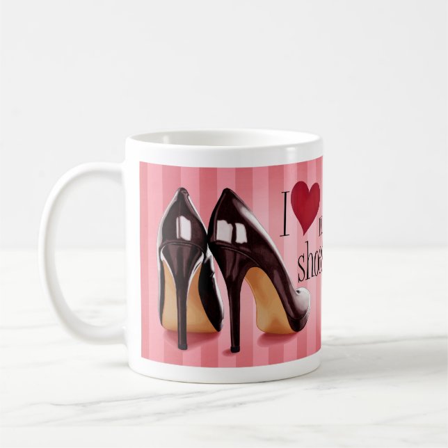 Mug J'aime des chaussures (Gauche)