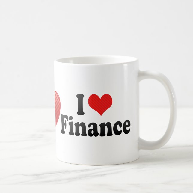Mug J'aime des finances (Droite)