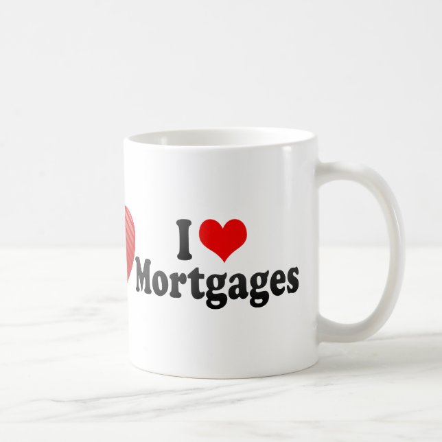 Mug J'aime des hypothèques (Droite)