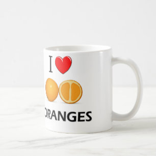 Mug J'aime des oranges