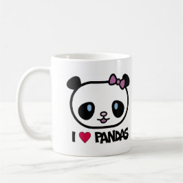 Mug J'aime des pandas