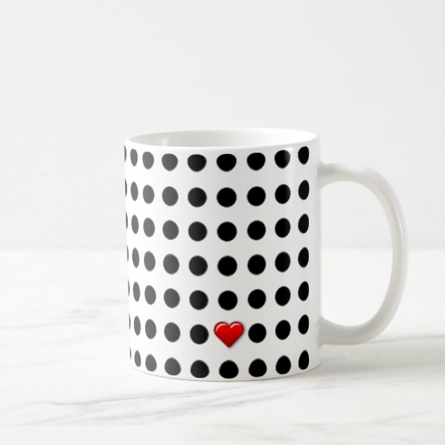 Mug J'aime des points (Droite)