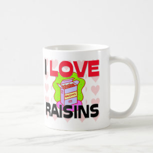 Mug J'aime des raisins secs