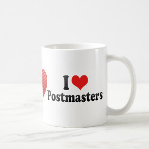 Mug J'aime des receveurs des postes