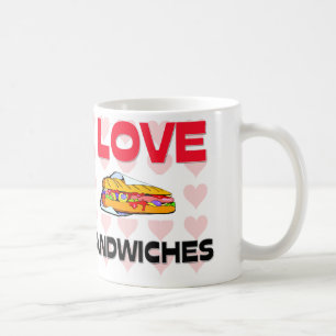 Mug J'aime des sandwichs