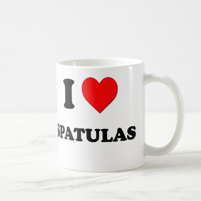 Mug J'aime des spatules (Droite)