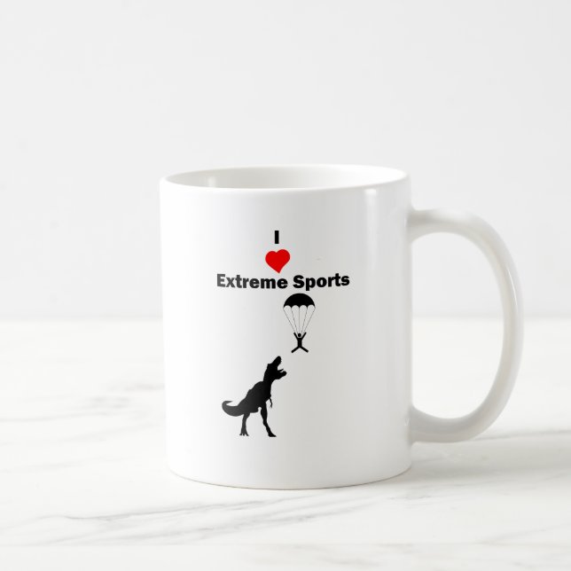 Mug J'aime des sports extrêmes (Droite)