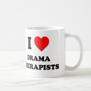 Mug J'aime des thérapeutes de drame