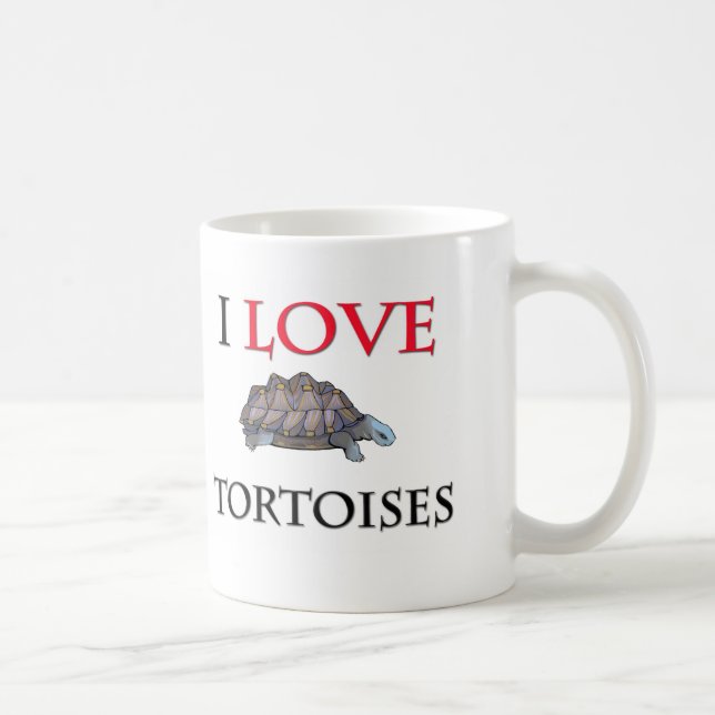 Mug J'aime des tortues (Droite)