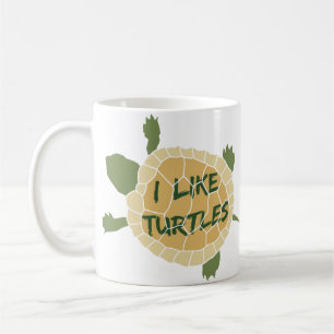 Mug J'aime des tortues