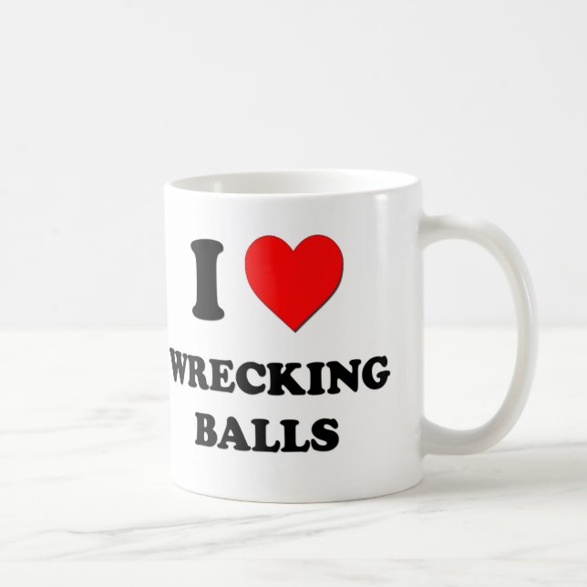 Mug J'aime détruire des boules (Droite)