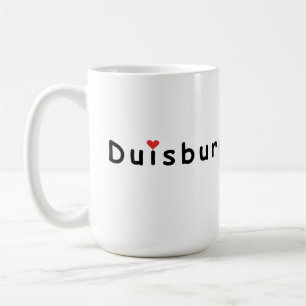 Mug J'aime Duisburg Allemagne