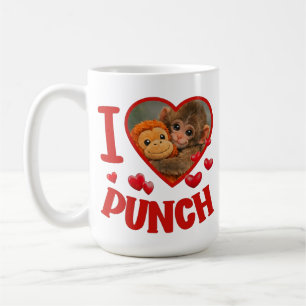 Mug J'aime Frapper Mignon Bébé Singe Frapper, mignon b
