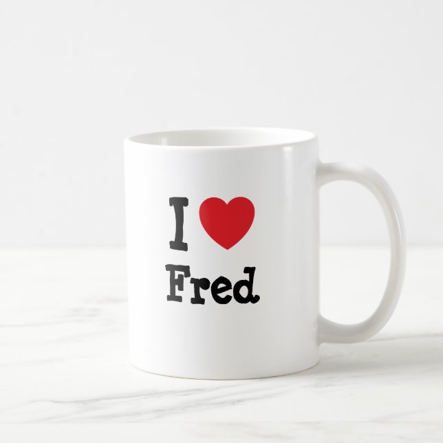 Mug J'aime Fred heart T-Shirt (Droite)