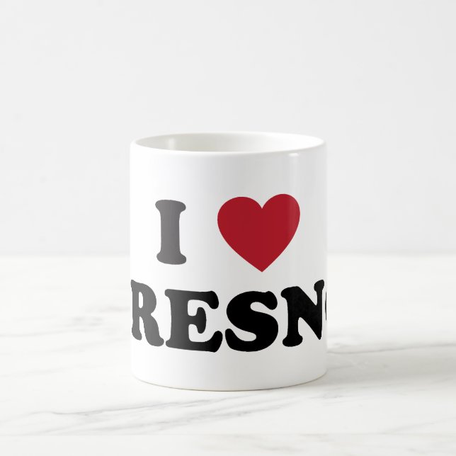 Mug J'aime Fresno la Californie (Centre)
