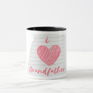 Mug j'aime grand-père