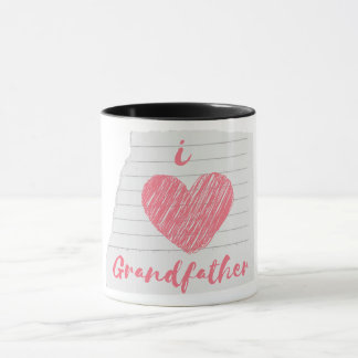 Mug j'aime grand-père