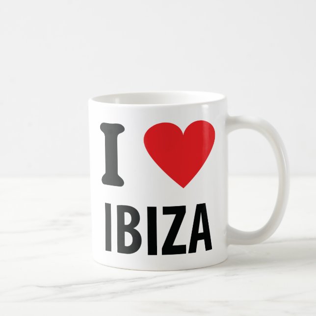 Mug J'aime Ibiza (Droite)
