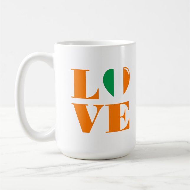 Mug J'aime Irlande (Gauche)