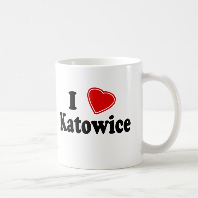 Mug J'aime Katowice (Droite)
