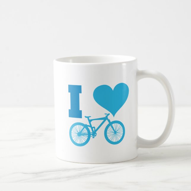 Mug J'aime la bicyclette (Droite)