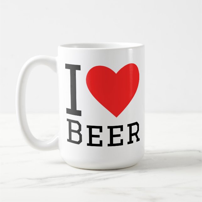 Mug J'aime la bière (Gauche)