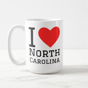 Mug J'aime la Caroline du Nord