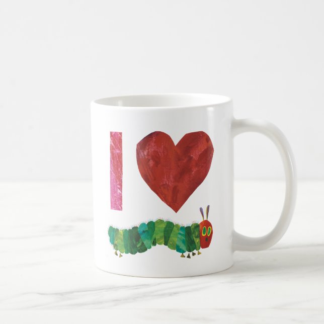 Mug J'Aime La Caterpillar Très Affamée (Droite)