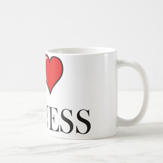 Mug J'aime la forme physique (Droite)