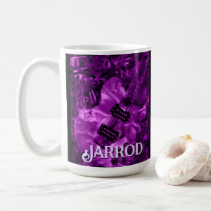 Mug J'aime la guitare électrique personnalisée Rock 'N