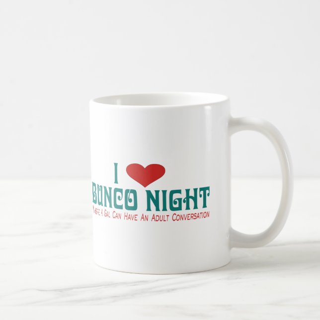 Mug j'aime la nuit de bunco (Droite)