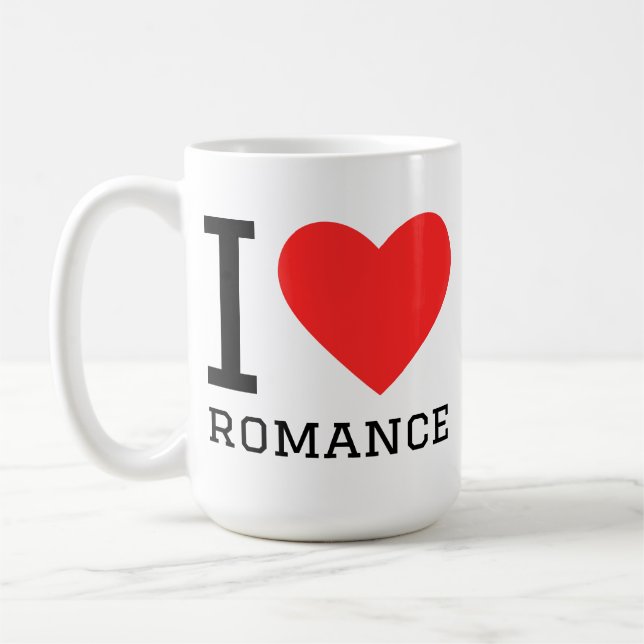 Mug J'aime la romance (Gauche)