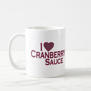 Mug J'aime la sauce à la canneberge