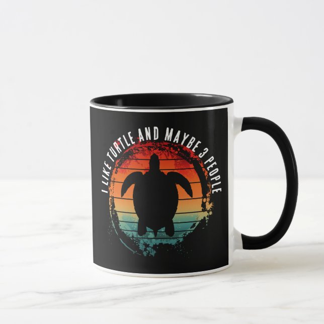 MUG J'AIME LA TURTLE ET PEUT-ÊTRE 3 PERSONNES (Droite)