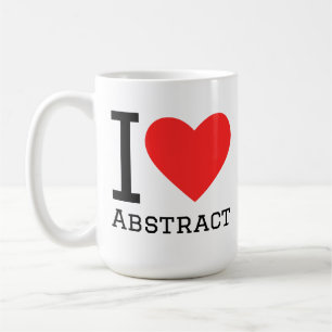 Mug J'aime l'abstrait