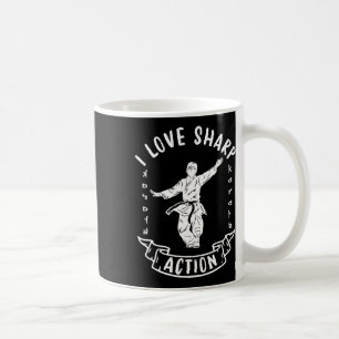 Mug J'aime l'action vive des arts martiaux de karaté F