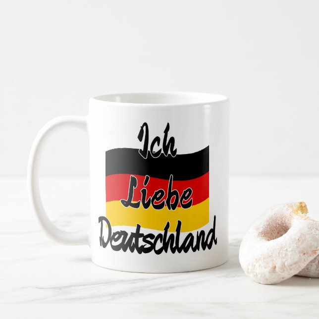 Mug J'aime l'Allemagne (Avec donut)