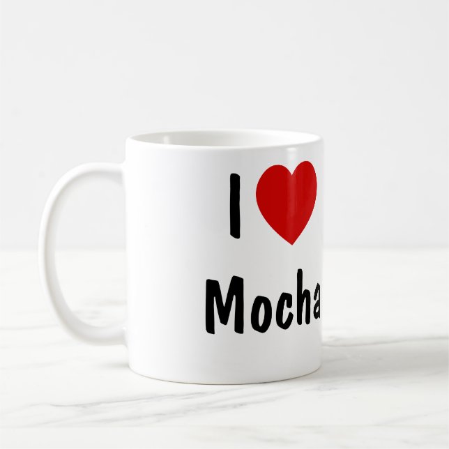 Mug J'aime le café Mocha (Gauche)
