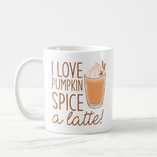 Mug J'Aime Le Citrouille Épice Un Latte