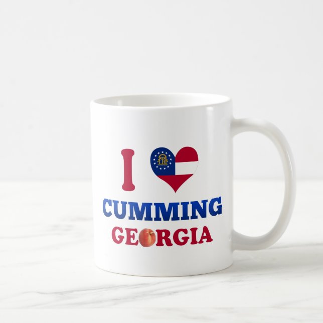 Mug J'aime le Cumming, la Géorgie (Droite)
