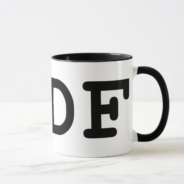 Mug J'aime le DF (Droite)