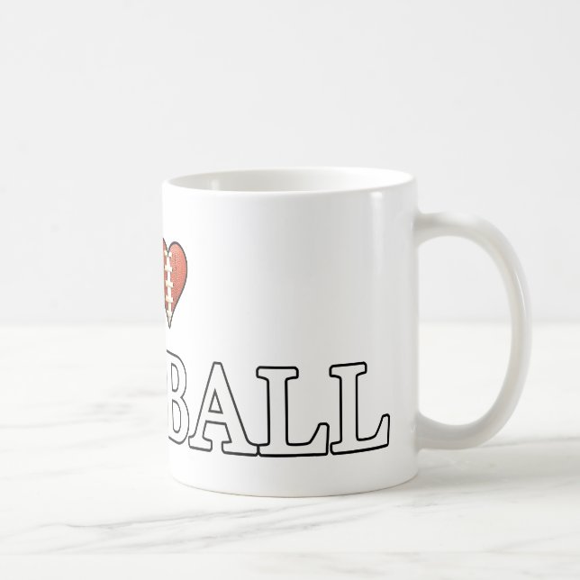 Mug J'Aime Le Football (Droite)