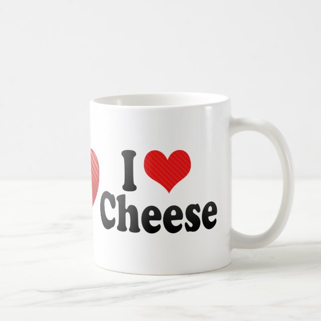 Mug J'aime le fromage (Droite)