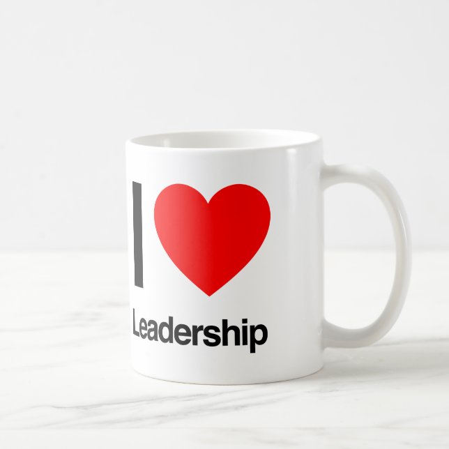 Mug j'aime le leadership (Droite)