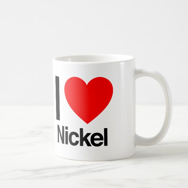 Mug j'aime le nickel (Droite)