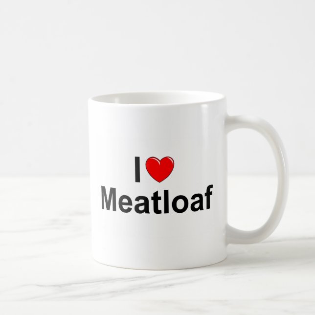 Mug J'aime le pain de viande (de coeur) (Droite)