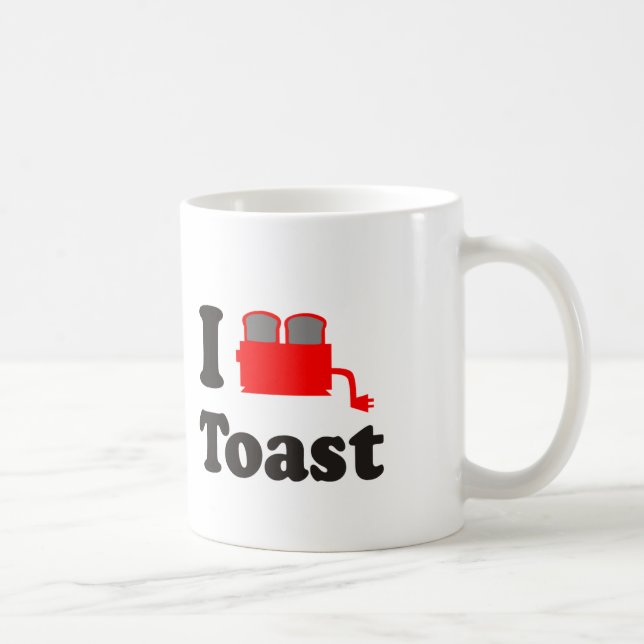 Mug J'aime le pain grillé (Droite)